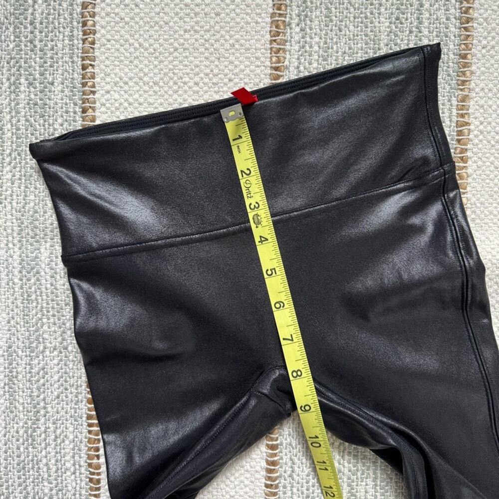 Spanx Faux Leather Black High Rise Faux Leather Leggings Women’s Size XS - Picture 8 of 10